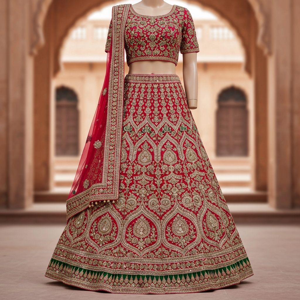 Embroidered Lehenga